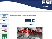 Tablet Screenshot of escts.de